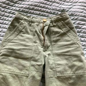Big bud press sage green work pants XS
